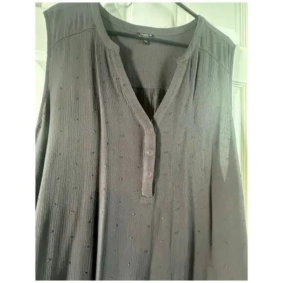 Torrid Harper Washable Gauze Pullover Sleeveless Top – Gray – Size 4X Plus - Picture 7 of 7